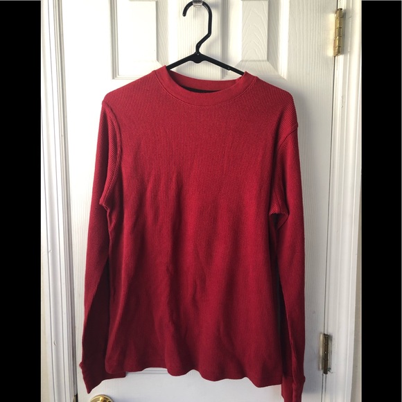 Red Thermal Long Sleeve Shirt - Picture 7 of 7